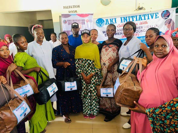 WACHEF, in partnership with the AKI Initiative, provided delivery kits to assist 110 pregnant women