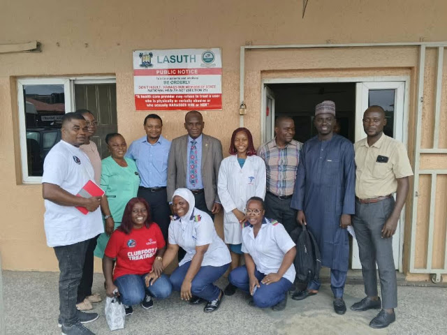 WACHEF CEO Leads Quality Assurance Visit to LASUTH Clubfoot Clinic