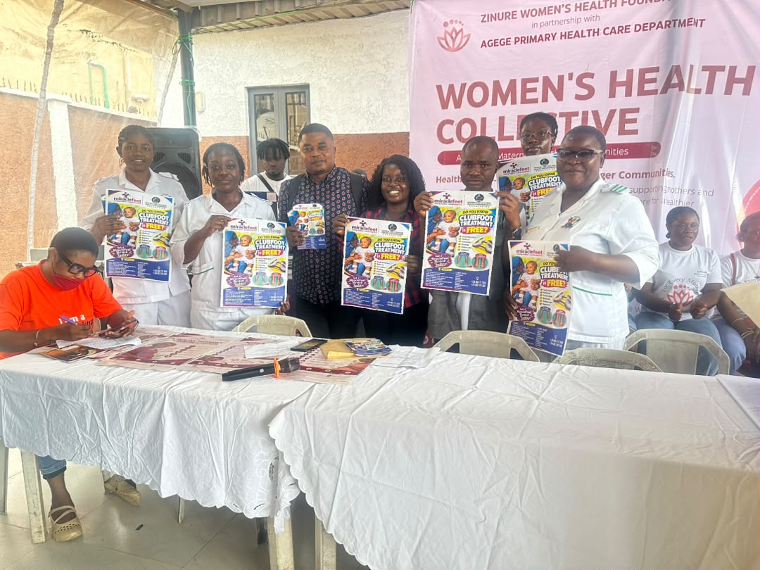 WACHEF Partners with Zinure Foundation and Agege PHC to Drive Clubfoot Awareness and Maternal Health in Lagos